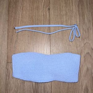 hollister bikini top pretty blue xs